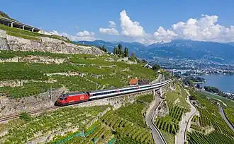 Image illustrative de l’article Ligne Vevey – Puidoux-Chexbres