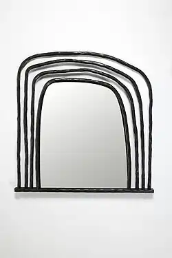 Miroir en fer battu