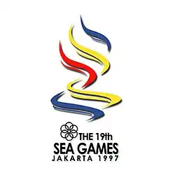 Logo des dix-neuvièmes Jeux d'Asie du Sud-Est.