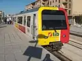 Train en gare de Manacor