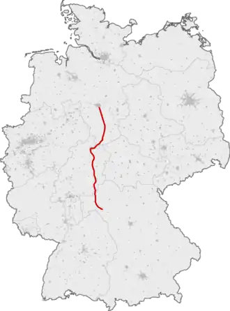 Voir la carte de la ligne.
