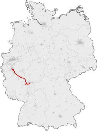 Voir la carte de la ligne.