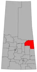 Frontière de la circonscription en 2016.