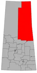 Frontière de la circonscription en 2016.