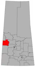 Frontière de la circonscription en 2016.