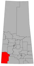 Frontière de la circonscription en 2016.