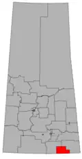 Frontière de la circonscription en 2016.