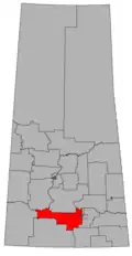 Frontière de la circonscription en 2016.