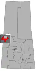 Frontière de la circonscription en 2016.