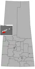 Frontière de la circonscription en 2016.