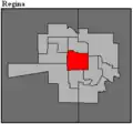 Frontière de la circonscription en 2016.