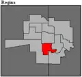 Frontière de la circonscription en 2016.