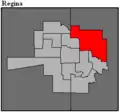 Frontière de la circonscription en 2016.