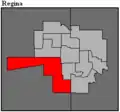Frontière de la circonscription en 2016.