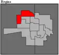 Frontière de la circonscription en 2016.