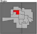 Frontière de la circonscription en 2016.