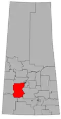Frontière de la circonscription en 2016.
