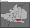 Frontière de la circonscription en 2016.