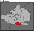 Frontière de la circonscription en 2016.