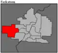 Frontière de la circonscription en 2016.
