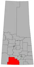 Frontière de la circonscription en 2016.