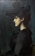 Portrait de Madeleine Smith (Jean-Jacques Henner, 1892-1893, BNF, SL.078)