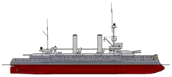 SMS Hagen 1910 line color
