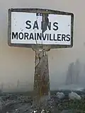 Panneau Michelin de la commune.