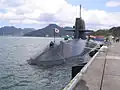 Le Kuroshio à quai à la base navale de Maizuru en 2010.
