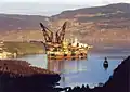 SSCV Thialf dans un fjord norvégien