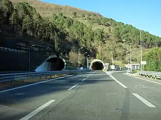Image illustrative de l’article Tunnel de Colle Giardino