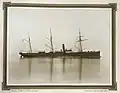 Le navire SS Achille de la compagnie maritime Lloyds autrichien, vers 1895.