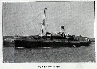 illustration de Sussex (paquebot)