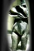 Standing Shadow, bronze