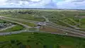 Échangeur de l'autoroute Sir Solomon Hochoy à Débé.