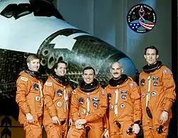 Frank Culbertson, Daniel Bursch, Carl Walz, William Readdy et James Newman