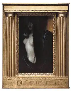 Franz von Stuck, Le Péché (1893), Munich, Neue Pinakothek.