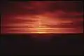 Coucher de soleil vu du sommet du pic Algonquin, 1973