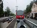 Pantographe 1200 Vdc désaxé des SZU