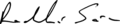 Signature de Saša Radulović