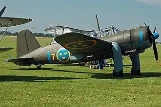 Vue de l'avion.