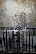 Fresque « Baptême du Christ par Saint-Jean-Baptiste »(1876).
