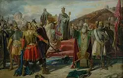 Le conseil avant la bataille de Kosovo Polje, 1899
