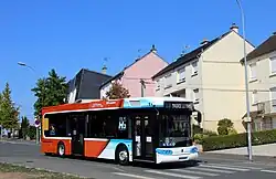 Safra Businova H2 no&nbsp;907 sur la 17, partant de Gallière vers Mairie