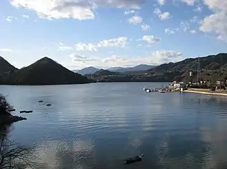 Vue du lac.