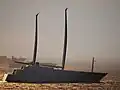 Le SY A saisi dans le port de Trieste.