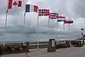 Le monument aux troupes canadiennes et britanniques.