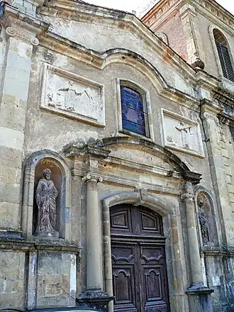 Façade de l'église
