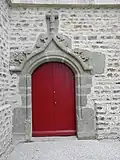 La porte du croisillon droit.
