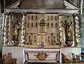 Église Saint-Cirgues - retable du XVIIe&nbsp;siècle.